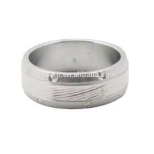 Factory Wholesale Engraved Stainless Steel Finger Ring